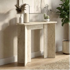 Κονσόλα Mara Megapap χρώμα travertine 90x29,6x91,8εκ. Κονσόλα Mara Megapap χρώμα travertine 90x29,6x91,8εκ.