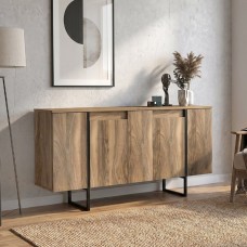 Μπουφές Orontes Megapap χρώμα καρυδί 160x35,2x80εκ. Μπουφές Orontes Megapap χρώμα καρυδί 160x35,2x80εκ.