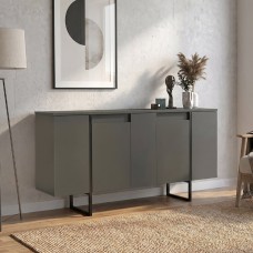 Μπουφές Orontes Megapap χρώμα ανθρακί 160x35,2x80εκ. Μπουφές Orontes Megapap χρώμα ανθρακί 160x35,2x80εκ.