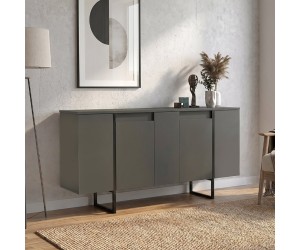 Μπουφές Orontes Megapap χρώμα ανθρακί 160x35,2x80εκ. Μπουφές Orontes Megapap χρώμα ανθρακί 160x35,2x80εκ.