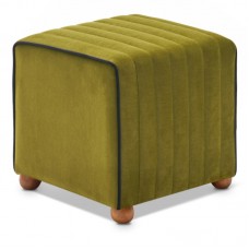 Σκαμπώ Mona Megapap βελούδινο χρώμα πράσινο 40x40x40εκ. Σκαμπώ Mona Megapap βελούδινο χρώμα πράσινο 40x40x40εκ.