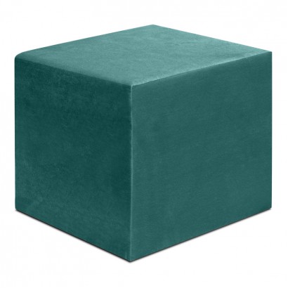 Σκαμπώ April Megapap βελούδινο χρώμα κυπαρισσί 40x40x40εκ. Σκαμπώ April Megapap βελούδινο χρώμα κυπαρισσί 40x40x40εκ.