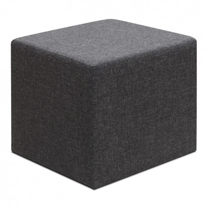 Σκαμπώ Linda Megapap υφασμάτινο χρώμα ανθρακί 40x40x40εκ. Σκαμπώ Linda Megapap υφασμάτινο χρώμα ανθρακί 40x40x40εκ.