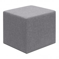 Σκαμπώ Linda Megapap υφασμάτινο χρώμα γκρι 40x40x40εκ. Σκαμπώ Linda Megapap υφασμάτινο χρώμα γκρι 40x40x40εκ.