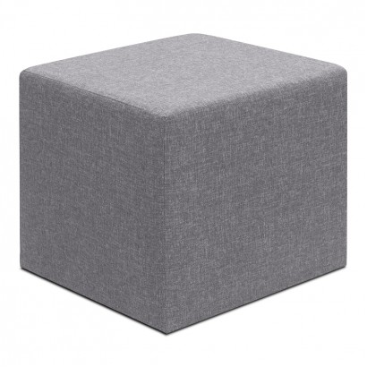 Σκαμπώ Linda Megapap υφασμάτινο χρώμα γκρι 40x40x40εκ. Σκαμπώ Linda Megapap υφασμάτινο χρώμα γκρι 40x40x40εκ.