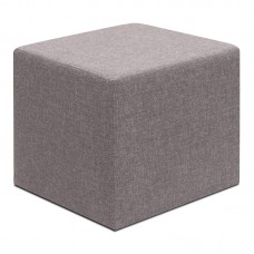 Σκαμπώ Linda Megapap υφασμάτινο χρώμα καφέ 40x40x40εκ. Σκαμπώ Linda Megapap υφασμάτινο χρώμα καφέ 40x40x40εκ.