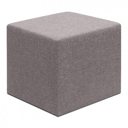 Σκαμπώ Linda Megapap υφασμάτινο χρώμα καφέ 40x40x40εκ.