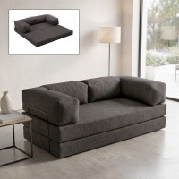 Καναπές - κρεβάτι Comfort Megapap τριθέσιος υφασμάτινος χρώμα ανθρακί 190x95x75εκ. Καναπές - κρεβάτι Comfort Megapap τριθέσιος υφασμάτινος χρώμα ανθρακί 190x95x75εκ.