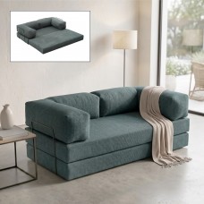 Καναπές - κρεβάτι Comfort Megapap τριθέσιος υφασμάτινος χρώμα μέντα 190x95x75εκ. Καναπές - κρεβάτι Comfort Megapap τριθέσιος υφασμάτινος χρώμα μέντα 190x95x75εκ.