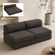 Καναπές - κρεβάτι Comfort Megapap τριθέσιος υφασμάτινος χρώμα ανθρακί 190x95x75εκ. Καναπές - κρεβάτι Comfort Megapap τριθέσιος υφασμάτινος χρώμα ανθρακί 190x95x75εκ.