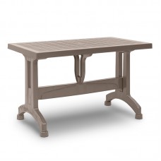 Τραπέζι πολυπροπυλενίου Callan Megapap χρώμα cappuccino 140x80x73εκ. Τραπέζι πολυπροπυλενίου Callan Megapap χρώμα cappuccino 140x80x73εκ.