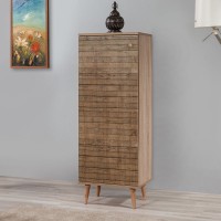 Παπουτσοθήκη - Ντουλάπι Soho Megapap χρώμα sonoma 50x38x135εκ.