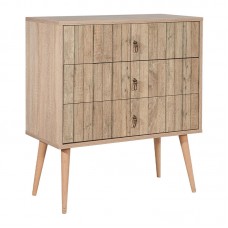 Συρταρτιέρα Soho Megapap χρώμα sonoma 80x40x90εκ. Συρταρτιέρα Soho Megapap χρώμα sonoma 80x40x90εκ.