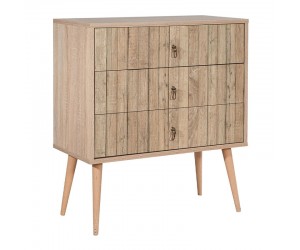 Συρταρτιέρα Soho Megapap χρώμα sonoma 80x40x90εκ. Συρταρτιέρα Soho Megapap χρώμα sonoma 80x40x90εκ.