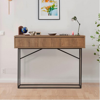 Κονσόλα Amedeo Megapap χρώμα καρυδί 120x36x90εκ. Κονσόλα Amedeo Megapap χρώμα καρυδί 120x36x90εκ.
