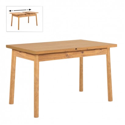 Τραπέζι Jemmy Megapap επεκτεινόμενο χρώμα atlantic pine 120/153x75x77εκ.