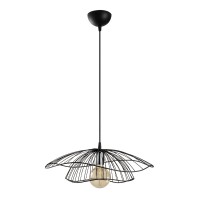 Φωτιστικό οροφής Yildo Megapap E27 μεταλλικό μονόφωτο χρώμα μαύρο Φ50x111εκ. Φωτιστικό οροφής Yildo Megapap E27 μεταλλικό μονόφωτο χρώμα μαύρο Φ50x111εκ.