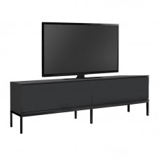 Έπιπλο τηλεόρασης Lord Megapap χρώμα μαύρο 180x30x47εκ. Έπιπλο τηλεόρασης Lord Megapap χρώμα μαύρο 180x30x47εκ.