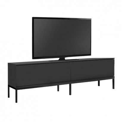 Έπιπλο τηλεόρασης Lord Megapap χρώμα μαύρο 180x30x47εκ. Έπιπλο τηλεόρασης Lord Megapap χρώμα μαύρο 180x30x47εκ.