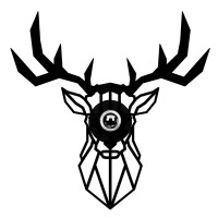 Απλίκα τοίχου Deer Megapap E27 MDF χρώμα μαύρο 55x12x55εκ. Απλίκα τοίχου Deer Megapap E27 MDF χρώμα μαύρο 55x12x55εκ.