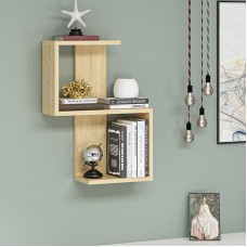 Ραφιέρα τοίχου Octa Megapap χρώμα sapphire oak 45x16,4x60εκ. Ραφιέρα τοίχου Octa Megapap χρώμα sapphire oak 45x16,4x60εκ.
