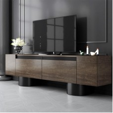 Έπιπλο τηλεόρασης Haven Megapap χρώμα καρυδί 180x30x50εκ. Έπιπλο τηλεόρασης Haven Megapap χρώμα καρυδί 180x30x50εκ.