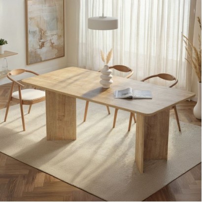 Τραπέζι Linza Megapap χρώμα honey oak 180x90x75εκ.