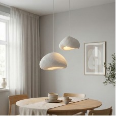 Φωτιστικό οροφής Loval Megapap E27 fiberglass δίφωτο χρώμα λευκό Ø70x115εκ. Φωτιστικό οροφής Loval Megapap E27 fiberglass δίφωτο χρώμα λευκό Ø70x115εκ.