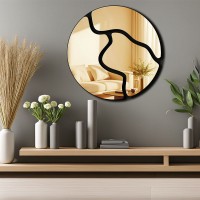 Διακοσμητικό τοίχου Ayna Μegapap με plexiglass Ø48x48εκ.