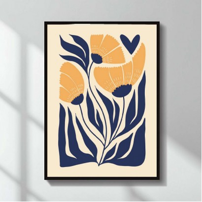 Πίνακας "Poppies" Megapap ψηφιακής εκτύπωσης 50x70εκ. Πίνακας "Poppies" Megapap ψηφιακής εκτύπωσης 50x70εκ.