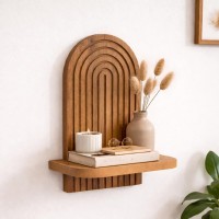 Ραφιέρα τοίχου Artwill Megapap Mdf χρώμα oak 26x13x35εκ. Ραφιέρα τοίχου Artwill Megapap Mdf χρώμα oak 26x13x35εκ.