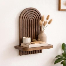 Ραφιέρα τοίχου Artwill Megapap Mdf χρώμα wenge 26x13x35εκ. Ραφιέρα τοίχου Artwill Megapap Mdf χρώμα wenge 26x13x35εκ.
