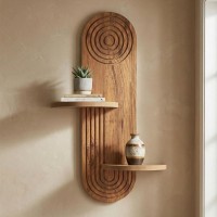 Ραφιέρα τοίχου Artwill Megapap Mdf χρώμα oak 46x13x70εκ. Ραφιέρα τοίχου Artwill Megapap Mdf χρώμα oak 46x13x70εκ.