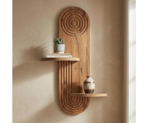 Ραφιέρα τοίχου Artwill Megapap Mdf χρώμα oak 46x13x70εκ. Ραφιέρα τοίχου Artwill Megapap Mdf χρώμα oak 46x13x70εκ.