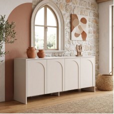 Μπουφές Aurelia Megapap χρώμα κρεμ 180x45x80εκ. Μπουφές Aurelia Megapap χρώμα κρεμ 180x45x80εκ.
