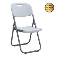 Καρέκλα catering - συνεδρίου Capri Megapap πτυσσόμενη χρώμα λευκό του πάγου 45x50x88εκ.