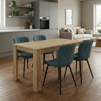 Σετ τραπεζαρία 5τμχ Darlen - Chiara Megapap χρώμα sapphire oak - πράσινο 125x72x74εκ. Σετ τραπεζαρία 5τμχ Darlen - Chiara Megapap χρώμα sapphire oak - πράσινο 125x72x74εκ.