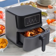 Φριτέζα αέρος - AirFryer LUXELL με αποσπώμενο κάδο 7,5lt χρώμα μαύρο 1550-1850W
