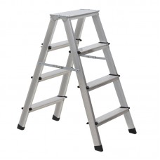 Σκάλα Double Step Perilla αλουμινίου 4+4 σκαλοπάτια 82,5εκ.