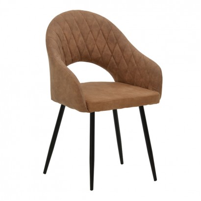 Πολυθρόνα Macie pakoworld καφέ antique PU-μαύρο 58x50x85εκ Πολυθρόνα Macie pakoworld καφέ antique PU-μαύρο 58x50x85εκ