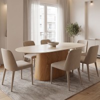Τραπέζι Karlino pakoworld sintered stone σε όψη τραβερτίνας-mdf σε φυσική απόχρωση 180x90x76εκ Τραπέζι Karlino pakoworld sintered stone σε όψη τραβερτίνας-mdf σε φυσική απόχρωση 180x90x76εκ