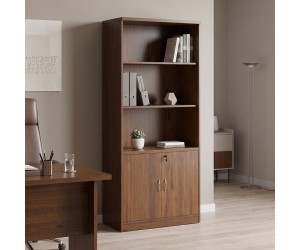 Βιβλιοθήκη γραφείου επαγγελματική Fesialo pakoworld wenge 80x40x180εκ Βιβλιοθήκη γραφείου επαγγελματική Fesialo pakoworld wenge 80x40x180εκ