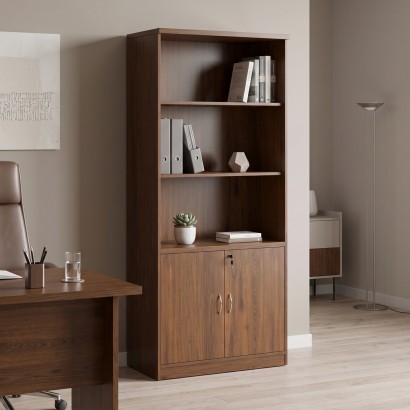 Βιβλιοθήκη γραφείου επαγγελματική Fesialo pakoworld wenge 80x40x180εκ Βιβλιοθήκη γραφείου επαγγελματική Fesialo pakoworld wenge 80x40x180εκ