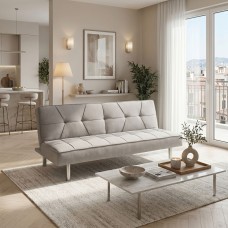 Καναπές-κρεβάτι Travis pakoworld 3θέσιος ύφασμα γκρι 175x83x74εκ Καναπές-κρεβάτι Travis pakoworld 3θέσιος ύφασμα γκρι 175x83x74εκ