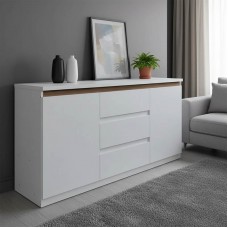 Μπουφές Chiemo pakoworld λευκό 160x40x93.6εκ Μπουφές Chiemo pakoworld λευκό 160x40x93.6εκ