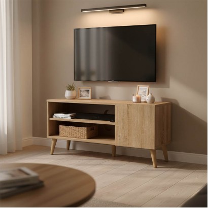 Έπιπλο τηλεόρασης Orianne pakoworld σε sonoma απόχρωση 90x32x46εκ Έπιπλο τηλεόρασης Orianne pakoworld σε sonoma απόχρωση 90x32x46εκ