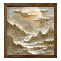 Πίνακας σε καμβά Jedia pakoworld με ψηφιακή εκτύπωση 50x3.5x50εκ