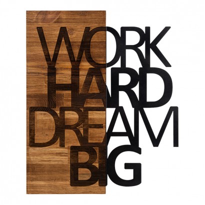 Διακοσμητικό τοίχου Deseze pakoworld ξύλο πεύκου σε φυσική απόχρωση με μαύρο μέταλλο 48x3x58εκ