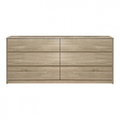 Συρταριέρα Kuanger pakoworld mdf σε φυσική απόχρωση 120x40x70εκ Συρταριέρα Kuanger pakoworld mdf σε φυσική απόχρωση 120x40x70εκ