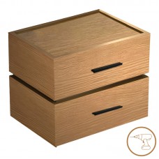 Κομοδίνο Sonlen pakoworld mdf σε oak απόχρωση 60x40x44.5εκ Κομοδίνο Sonlen pakoworld mdf σε oak απόχρωση 60x40x44.5εκ